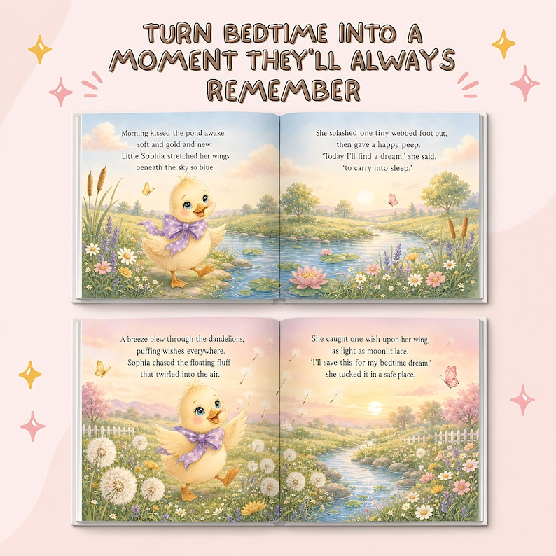 Personalized Duck Baby Book, Custom Baby Name Storybook, Silly Goose Gift, Newborn Keepsake, Little Duck Adventure for Baby or Toddler Gift