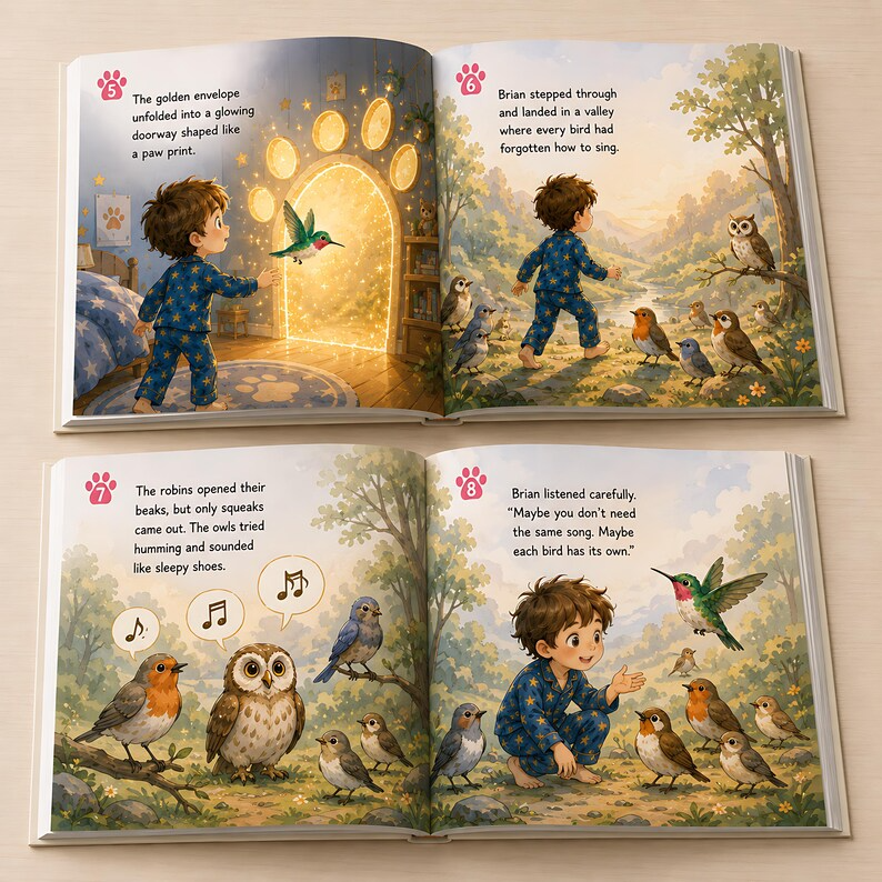 Personalized Lost Animal Kingdom Book, Custom Name Secret Talent Adventure Storybook, Secret Talent Quest Gift for Curious Kids