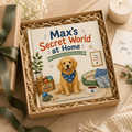 Personalized Dog Secret World at Home Book, Custom Dog Name & Breed Storybook, Cozy Pet Adventure Gift for Dog Lovers