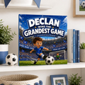 Personalized Soccer Story Book for Kids, Custom Name & Photo Football Adventure Book, Choose Team Jersey Color, Soccer Player Gift