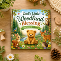Personalized Christian Woodland Story Book for Kids, Custom Name Faith Book, Woodland Animals Blessing Gift for Boys and Girls